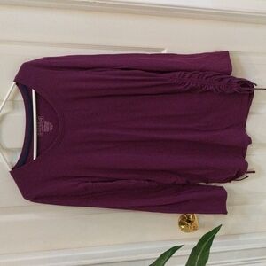 Sandy & Marcies Great Expectations Maternity Tunic w/Ruching Size Large